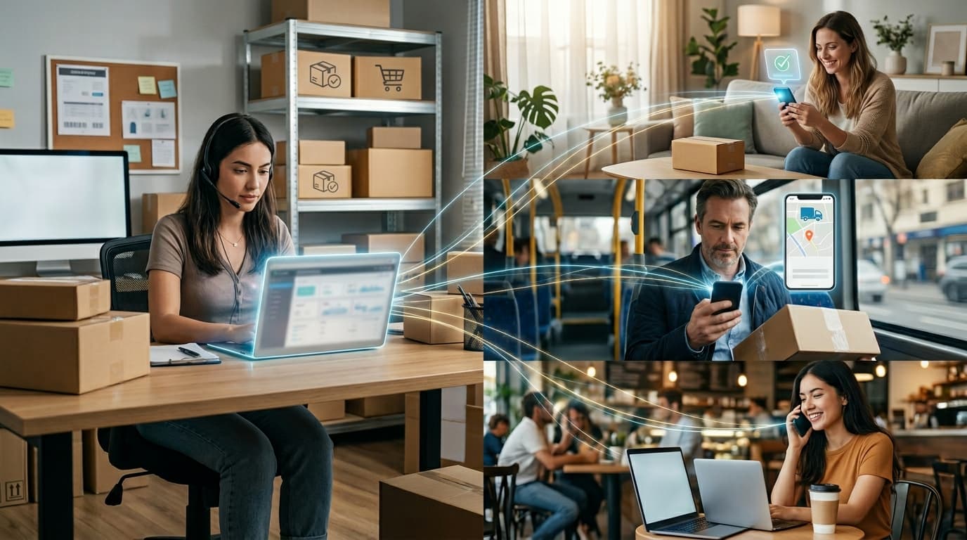 Modern E-Commerce Logistics Hub